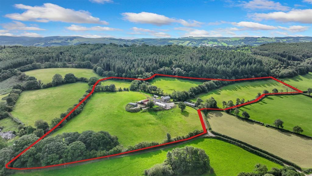 Over looking a pretty valley, Near Lampeter 8 bed property with land for sale £1,100,000