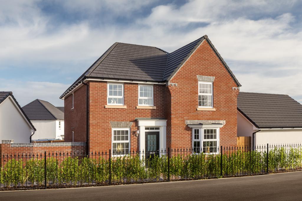 Outside view of the Holden 4 bedroom detached home