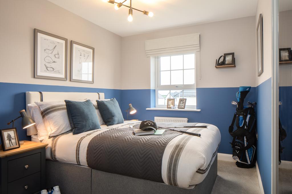 Fourth bedroom in the Holden 4 bedroom home