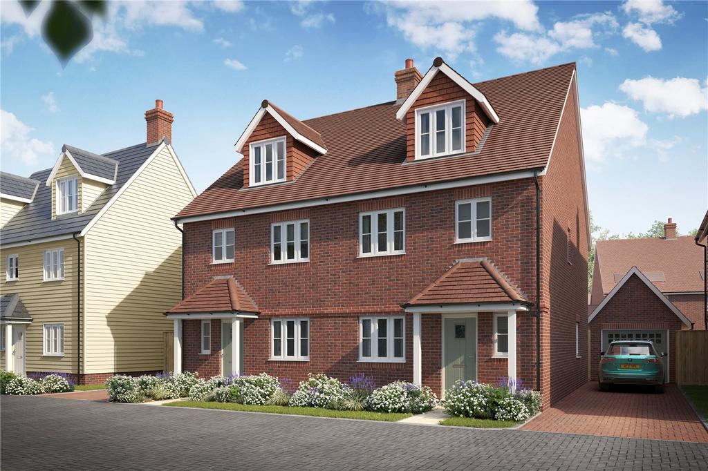 Mayflower Meadow, Platinum Way, Angmering, West Sussex, BN16 4 bed semi ...