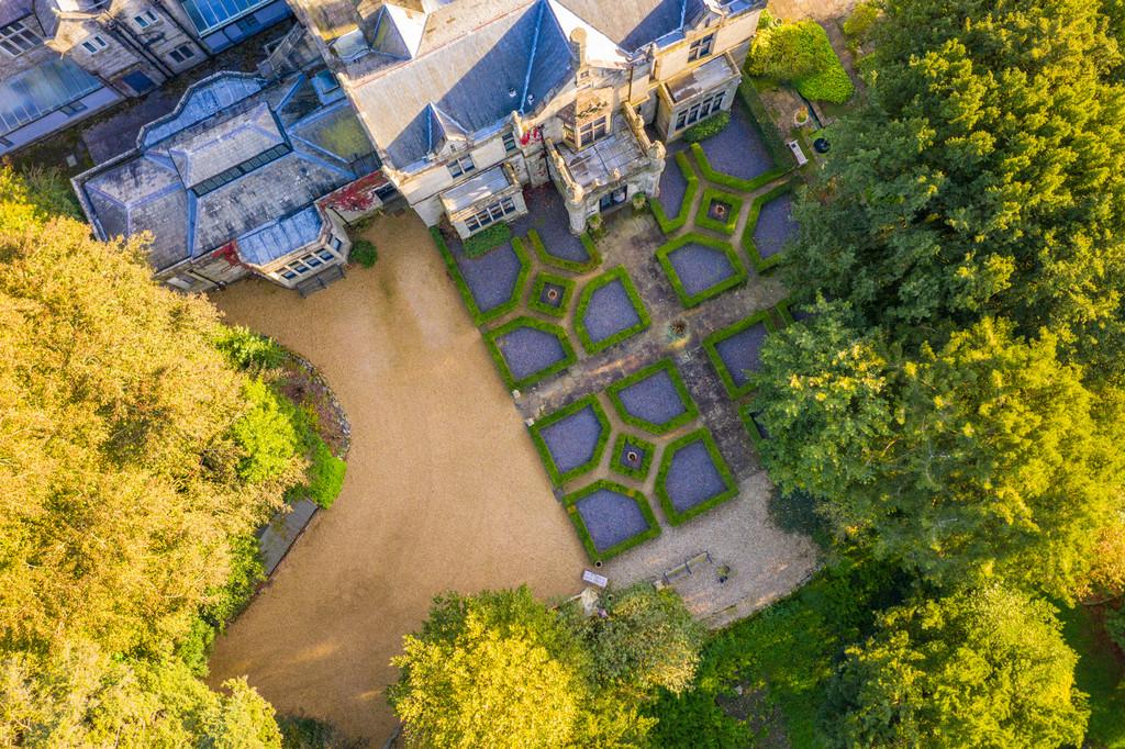 Aerial of the Knot Garden