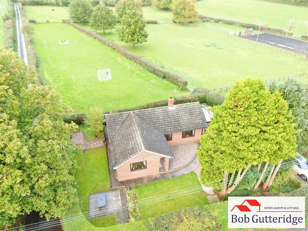 Lower Road, Ashley, Market Drayton 2 bed detached bungalow for sale £325,000