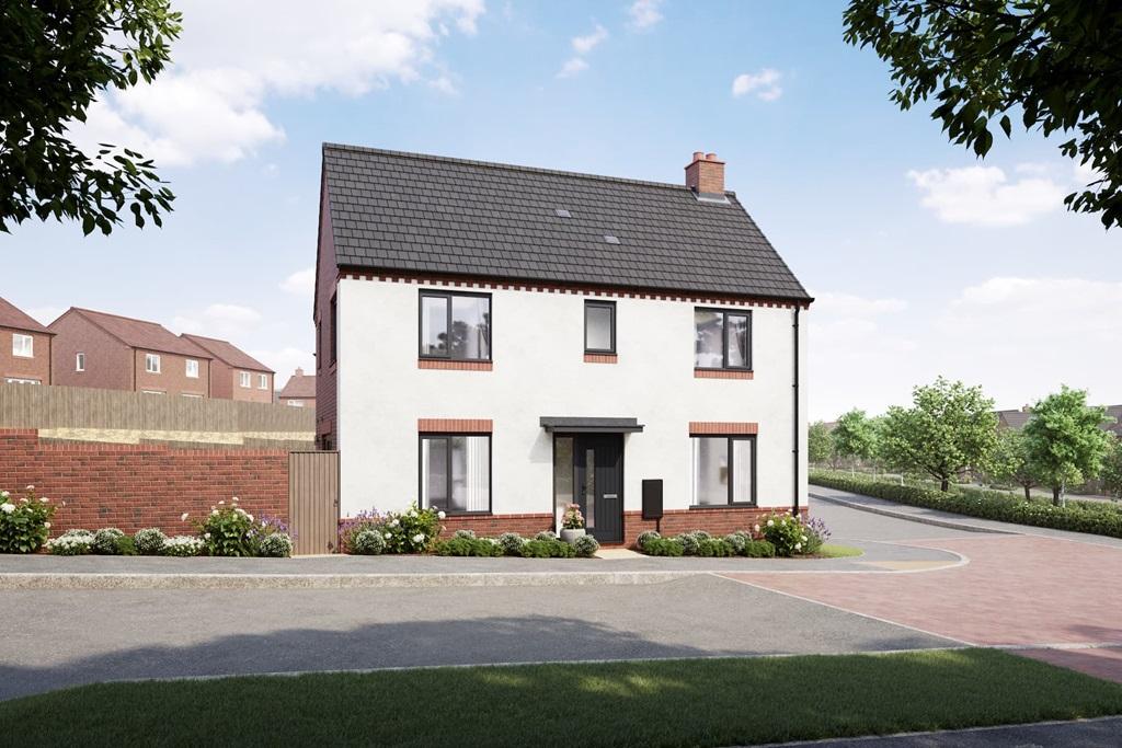 Artists impression of plot 52 The Aynesdale