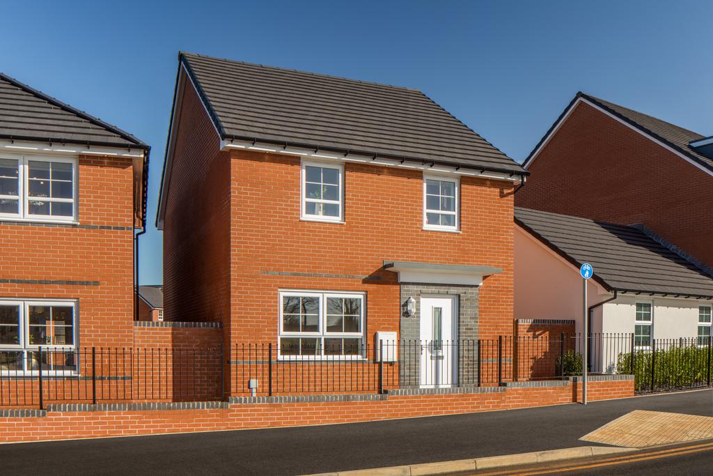 Outside view of  the Chester 4 bedroom detached...