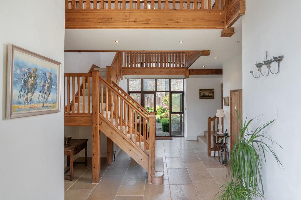 Entrance Hall, Higher Greenway Barn, Maypool,...