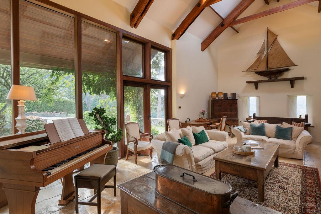 Sitting Room, Higher Greenway Barn, Maypool,...
