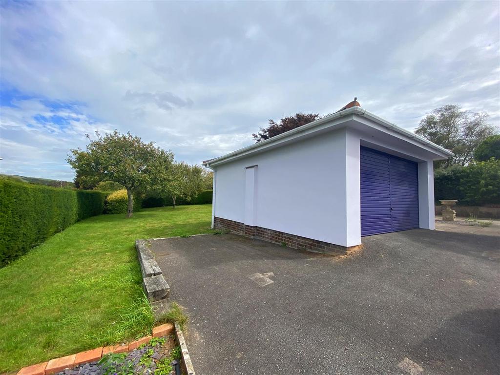 Garage and garden