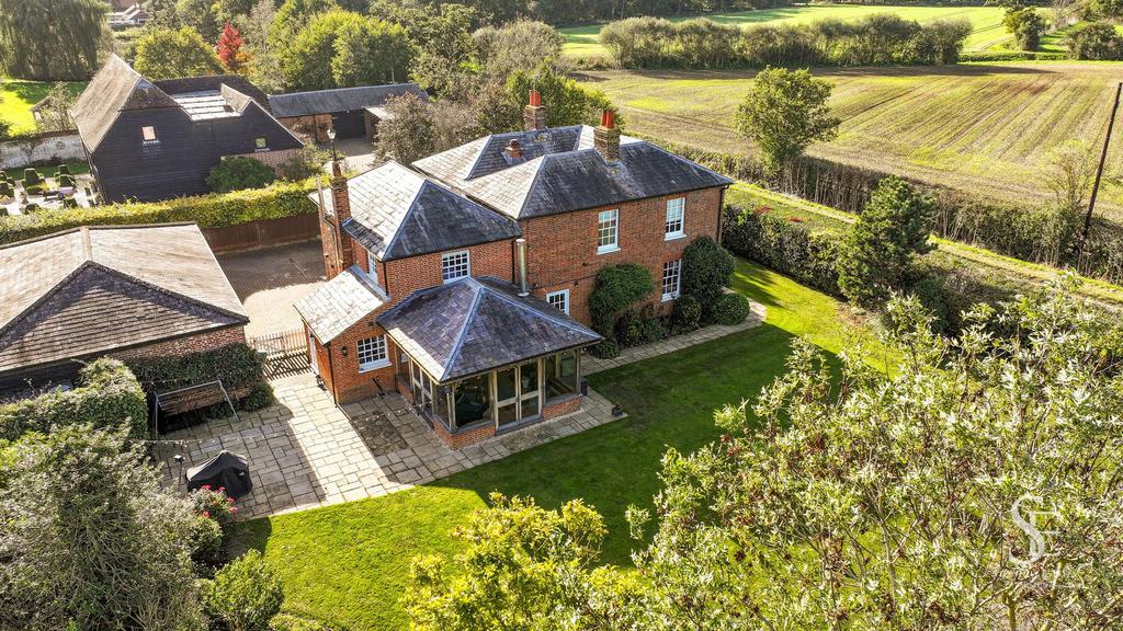 Aerial View of House from Garden 2