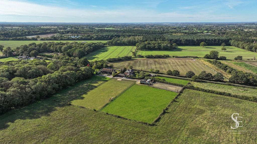 Aerial View showing Paddocks