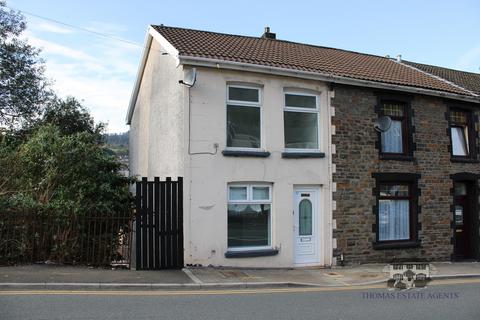 2 bedroom end of terrace house to rent, Miskin Road, Tonypandy, Rhondda Cynon Taff. CF40 2QL