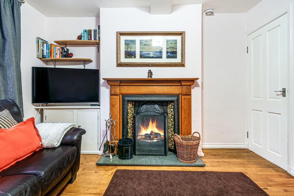 Open Fire in Sitting Room