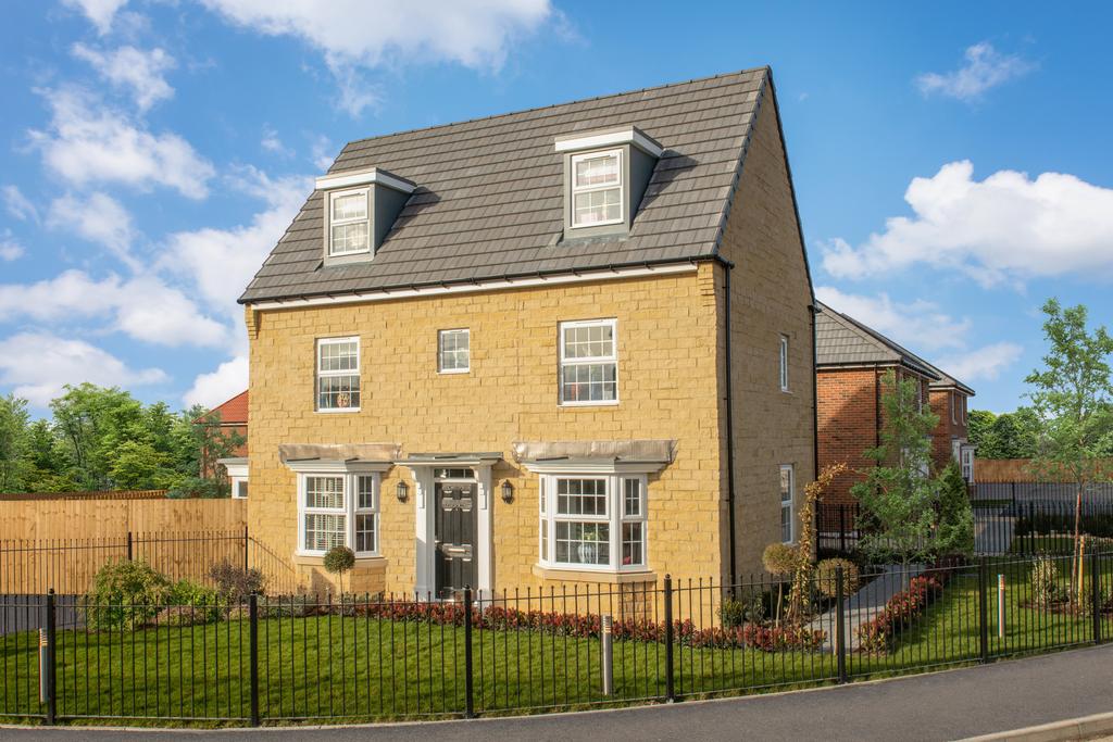 Outside view 4 bedroom detached Hertford home