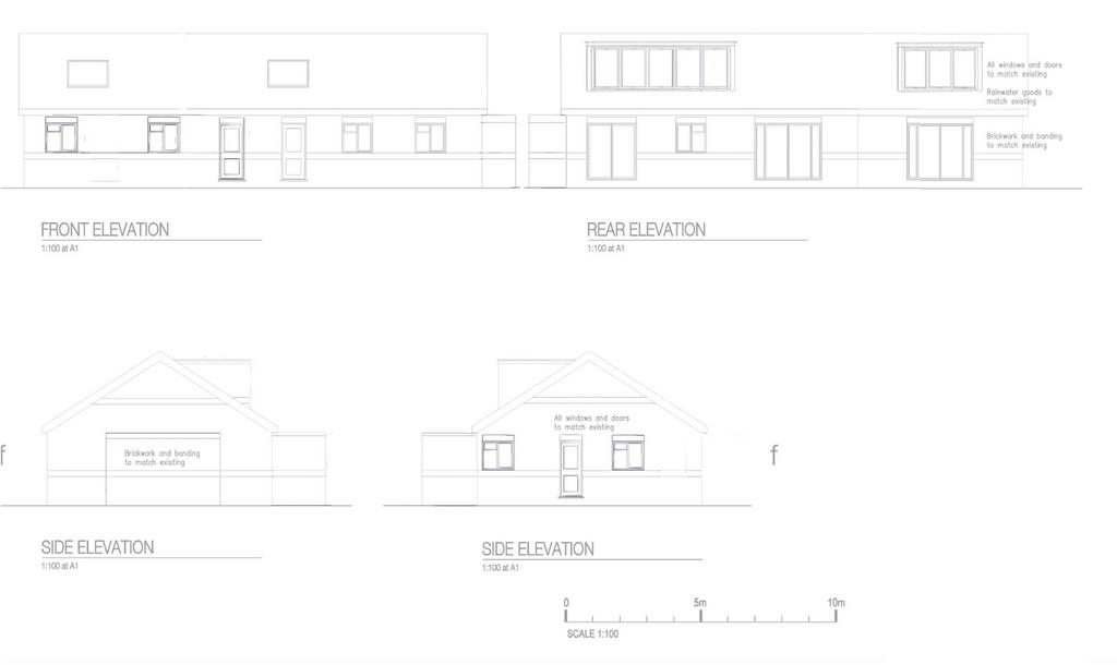 2-bed proposed elevations
