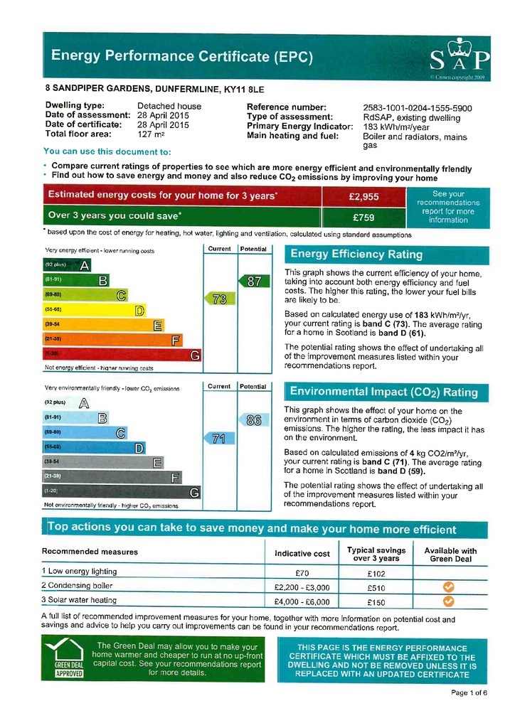 EPC Certificate