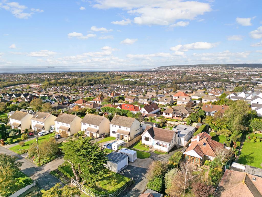 Bleadon Hill, WestonsuperMare, Somerset, BS24 4 bed bungalow for sale