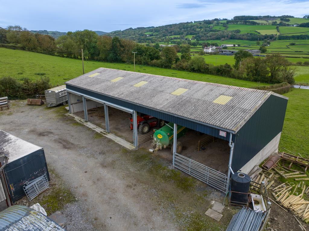 Steel framed machinery building