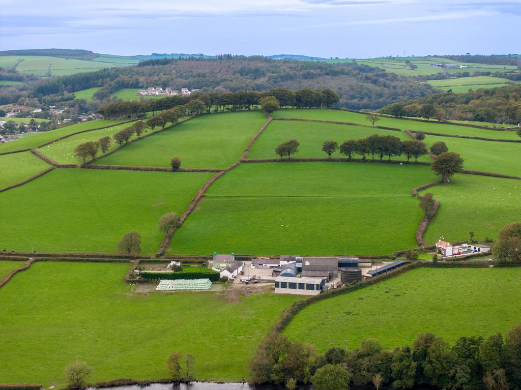 Farm Looking North West towards Lampeter and...