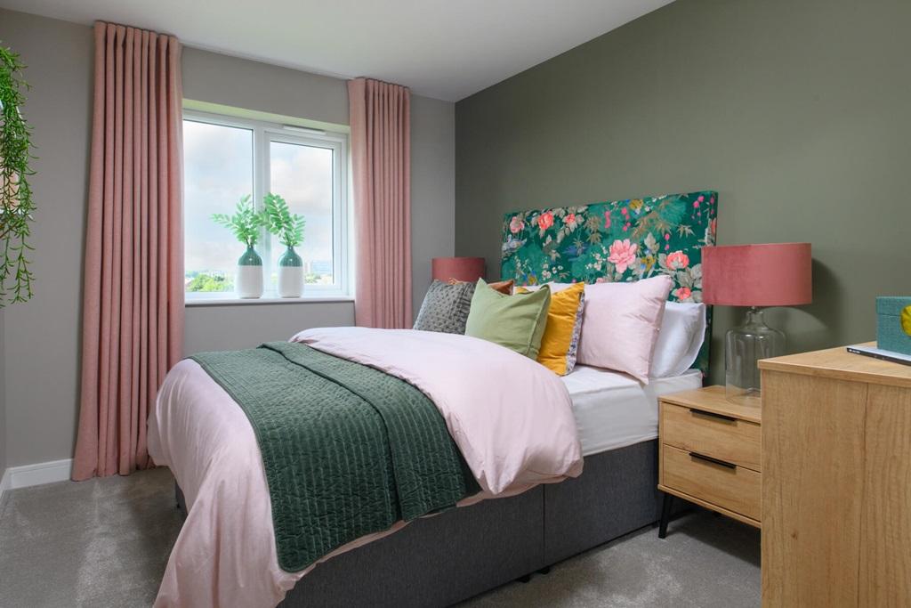 With space for a double bed in the second bedroom
