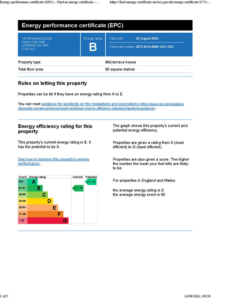 EPC Certificate