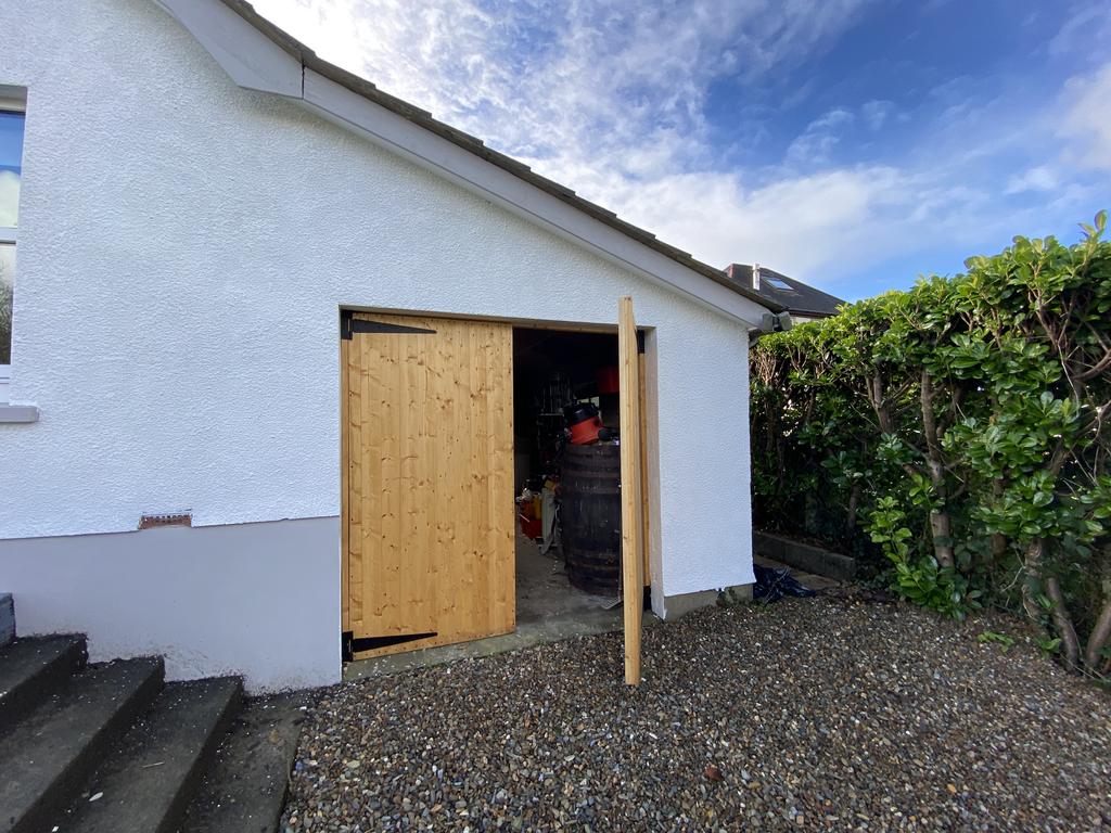 Attached garage
