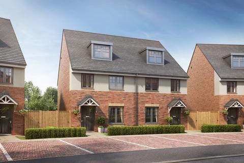 3 bedroom townhouse for sale, The Braxton - Plot 196 at Woodside Gardens, Woodside Gardens, Woodside Lane NE40