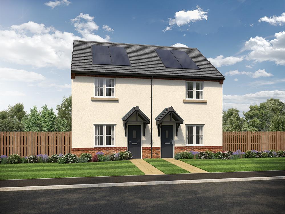 External CGI of 2 bedroom Branford