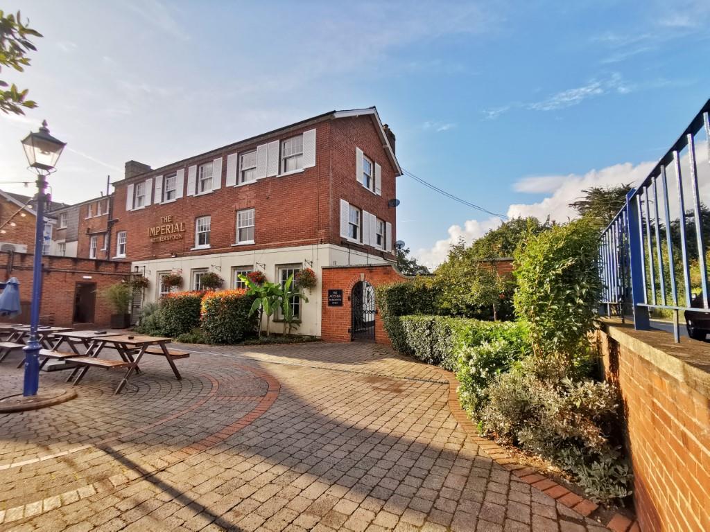 Front of Building From Beer Garden