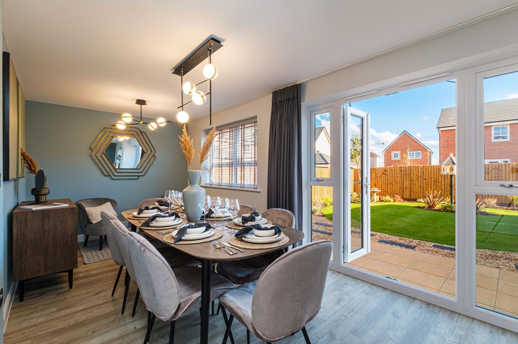 Interior view of the dining space in our 4 bed...