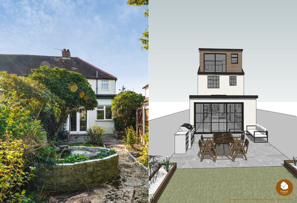 Garden Road, WaltonOnThames, Surrey 3 bed end of terrace house for