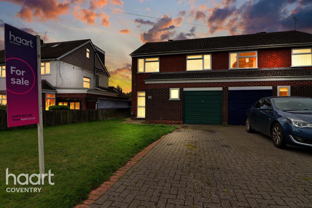 Finham Green Road, Coventry 3 bed semidetached house for sale £385,000