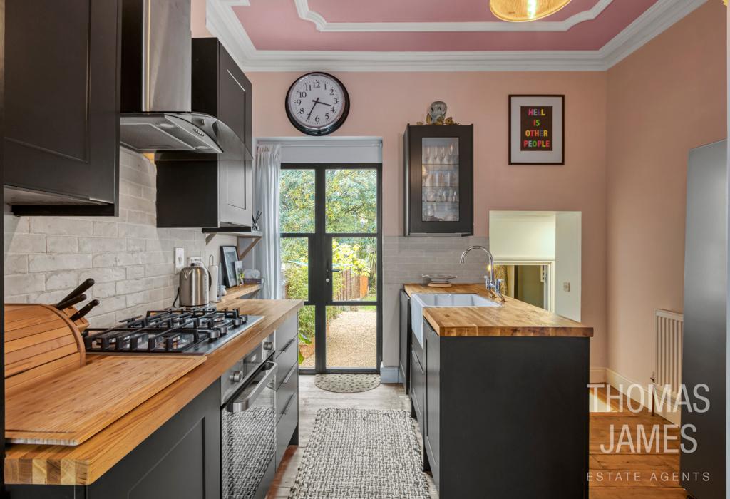 Palmerston Crescent, modern kitchen, double door