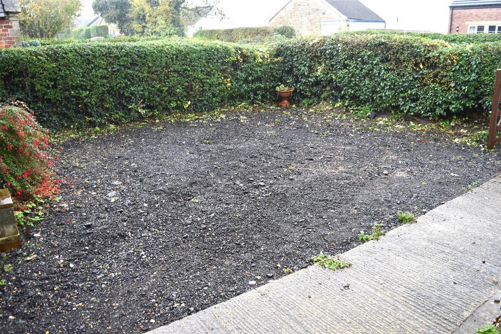 Front garden + driveway