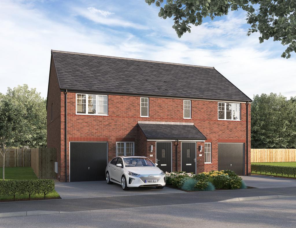 Plot 3 at Pavilion Acres Harden Road, Walsall WS3 3 bed semidetached