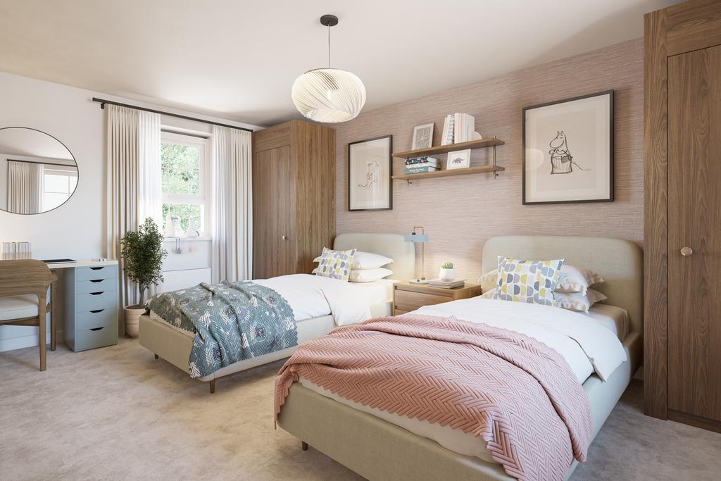 Milfield second bedroom