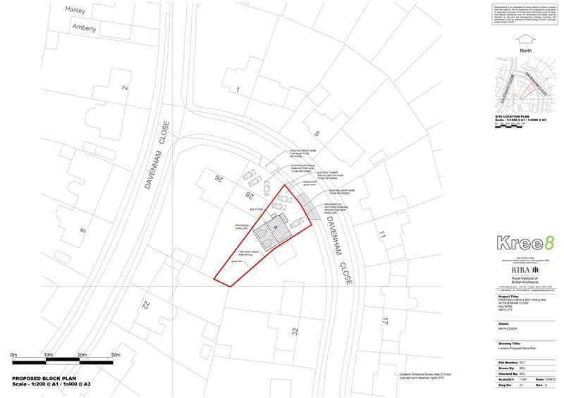 Residential Building Plot, Davenham Close, Malvern, Worcestershire