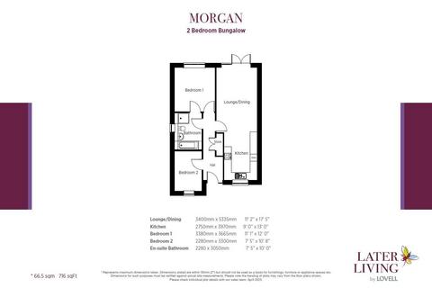 2 bedroom semi-detached bungalow for sale, Plot 3, The Morgan, The Boulevard, Scarborough YO11