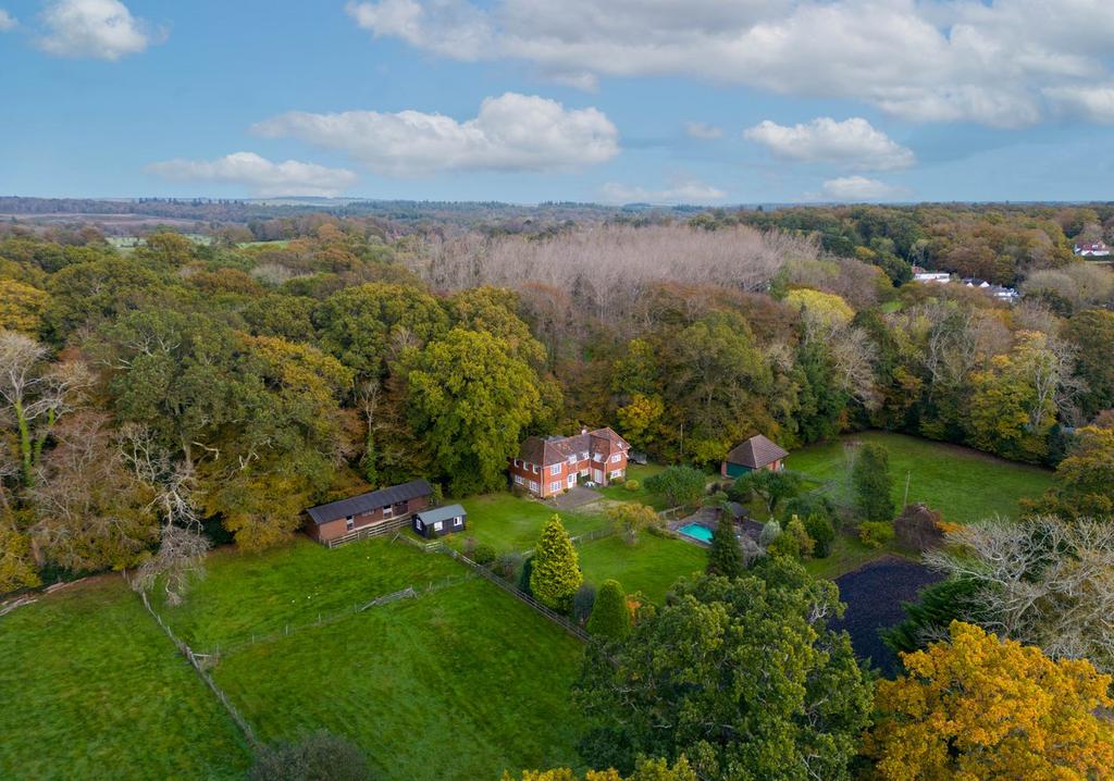 Warnes Lane, Burley, Ringwood, BH24 5 bed equestrian property for sale