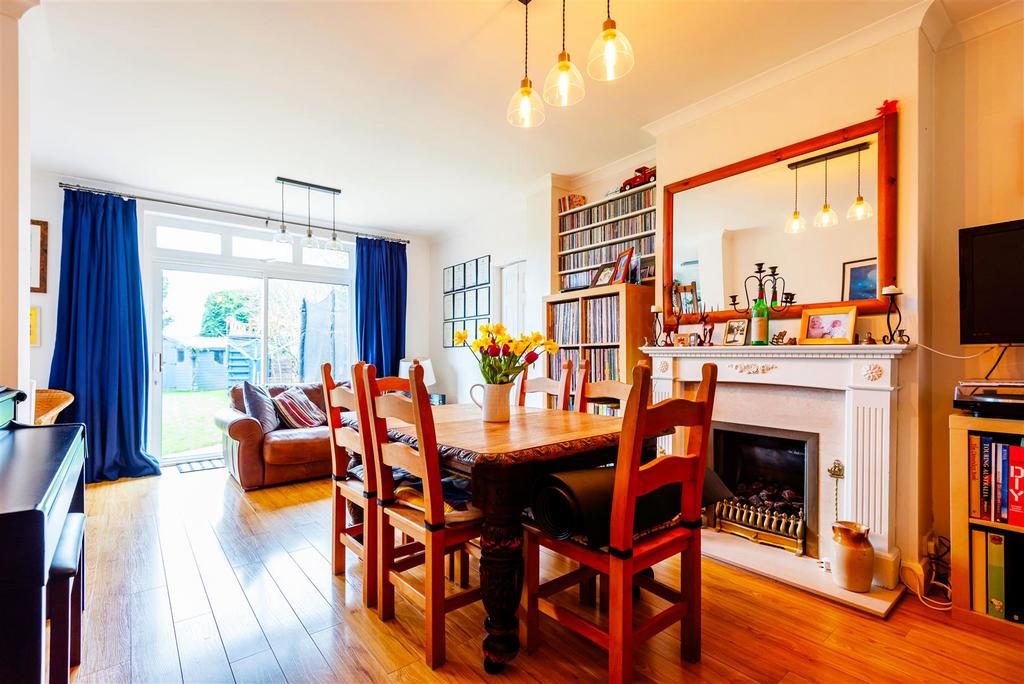 Open plan living area