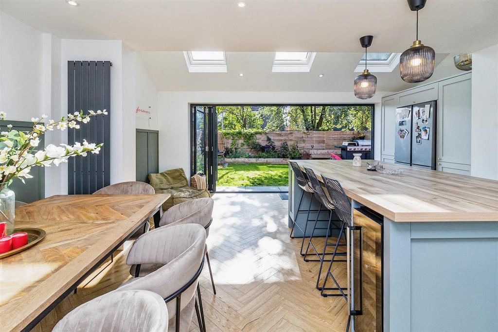Open plan kitchen living area
