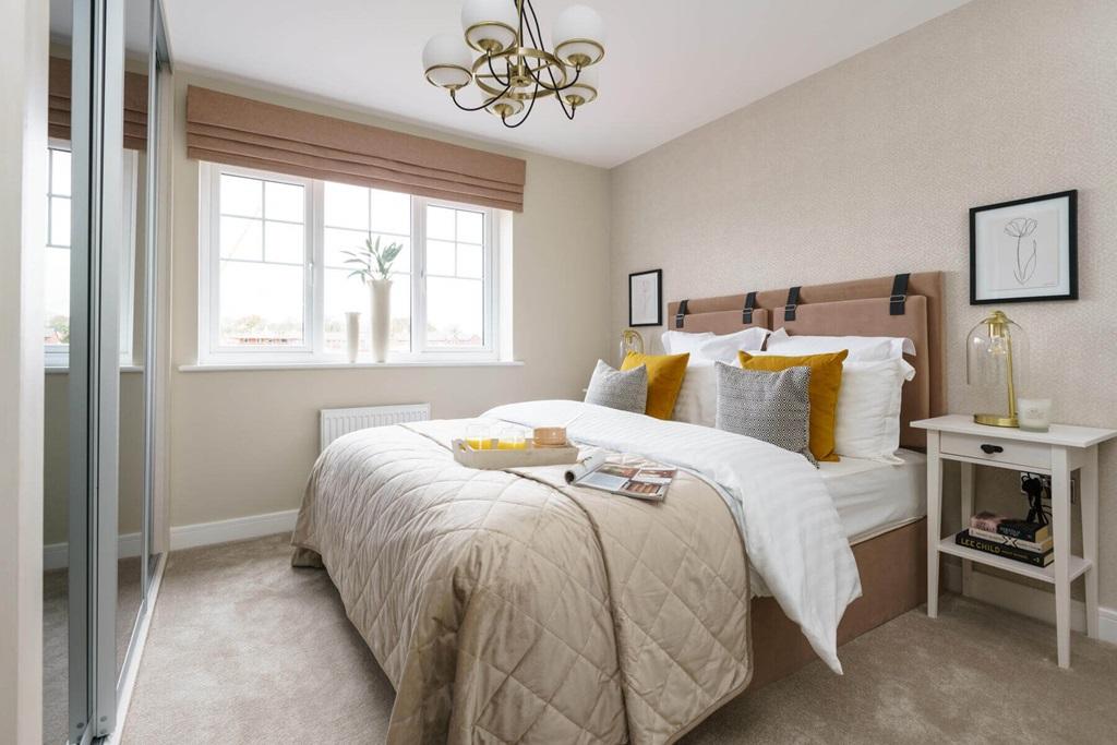 The main bedroom is the perfect space to unwind
