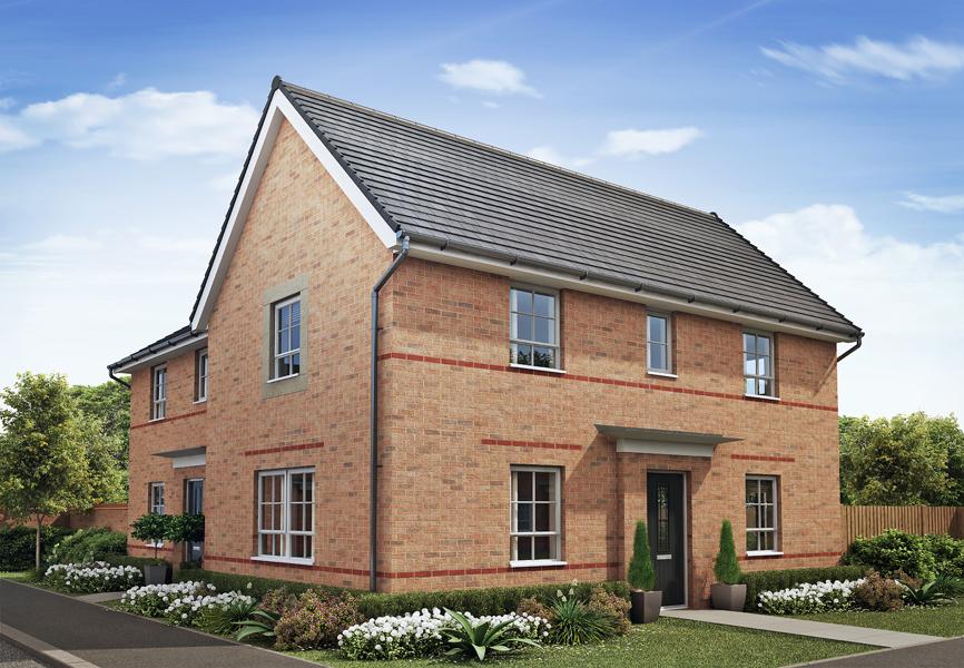 CGI image of the Moresby 3 bedroom home