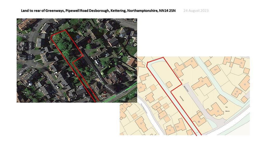 Potential Building Land Pipewell Road, Desborough, Kettering Land for