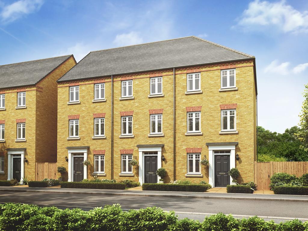 CGI view of 3 bedroom terraced Cannington home