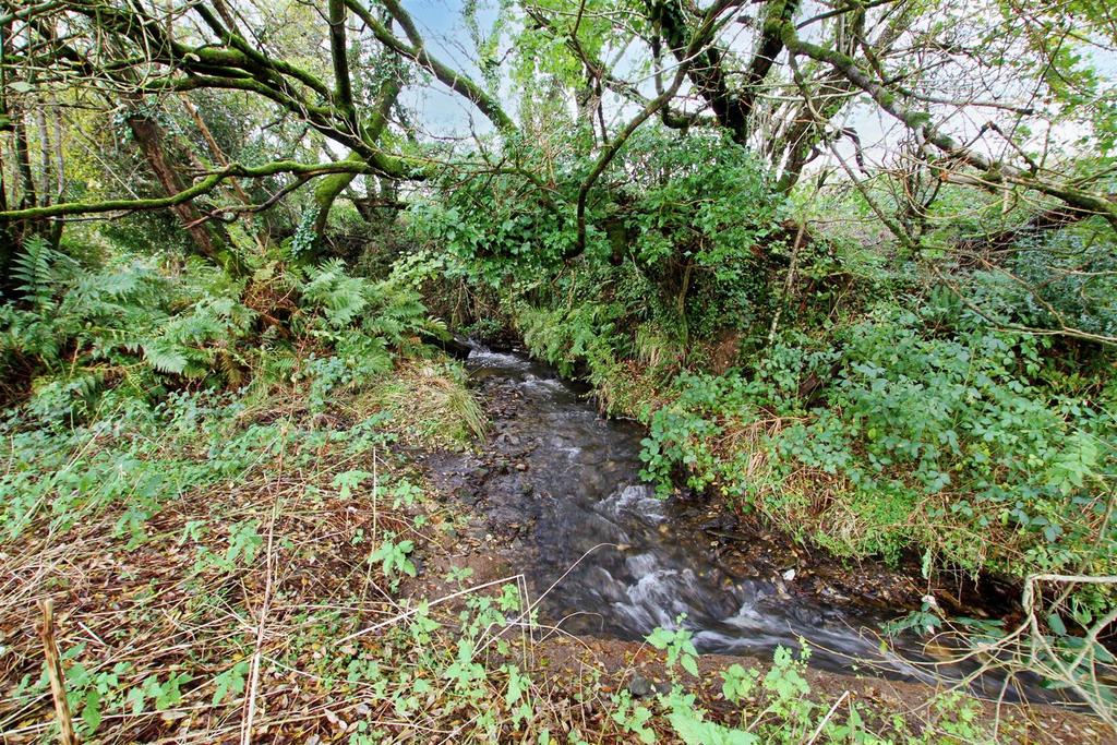 Stream at end of field