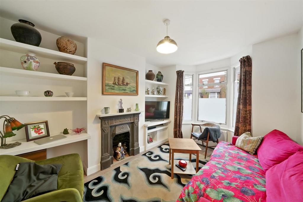 Cast iron fireplace in Reception room