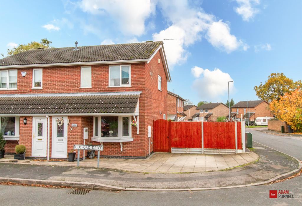 Gosford Drive, Hinckley, Leicestershire 3 bed semidetached house for sale £240,000