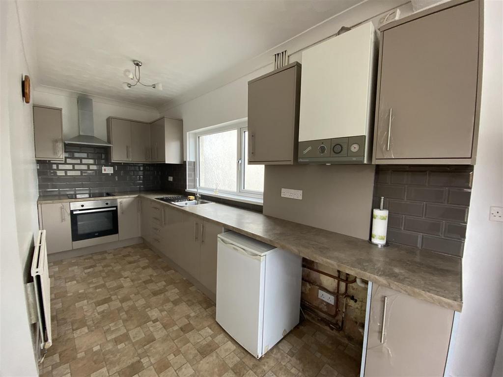 Kitchen with small dining area