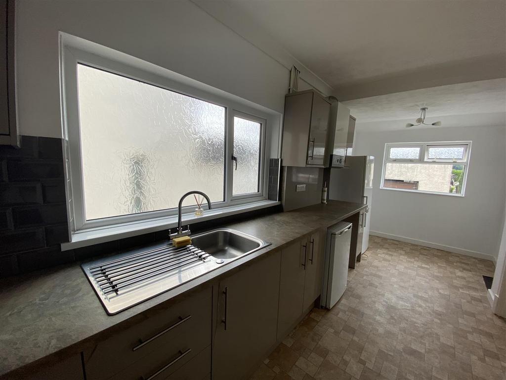 Kitchen with small dining area