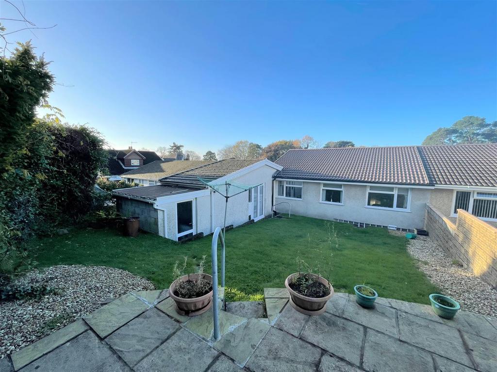 View from top of garden