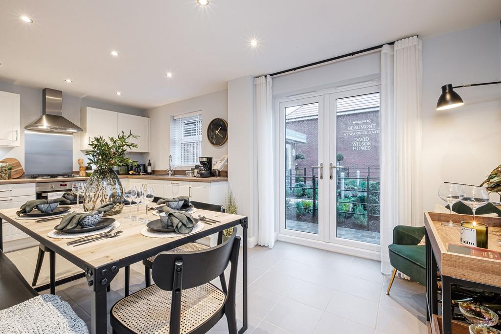 Hadley kitchen diner with French doors